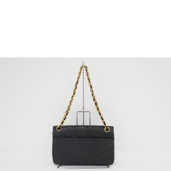 Chanel Chain Stitch Shoulder Lambskin Bag Bias - Picture 1 of 7